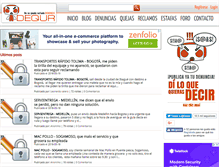Tablet Screenshot of dequr.com